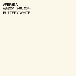 #FBF8EA - Buttery White Color Image